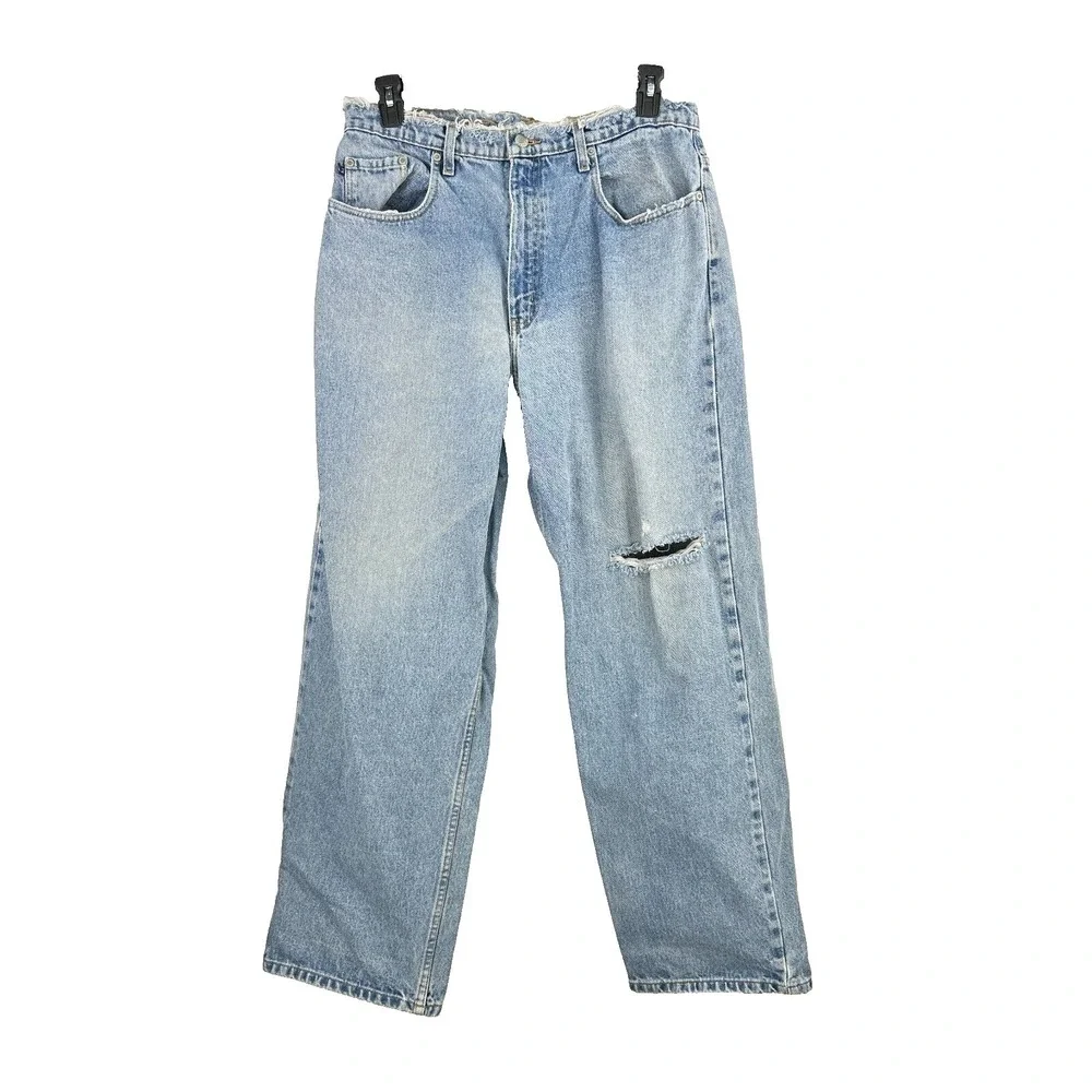 Vtg Ralph Lauren Polo Jeans‎ Mens 34x31 Distressed Rare Straight 90s Streetwear